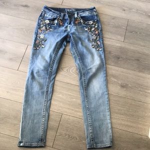 Grace in LA - Embroidered Jeans